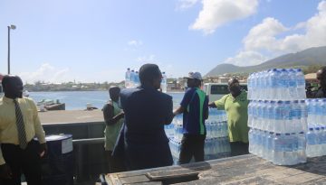 NHC Donates Water for Hurricane Relief